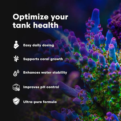 Brightwell Aquatics pH+ Alkalinity Booster for Reef Aquariums, 500 ml