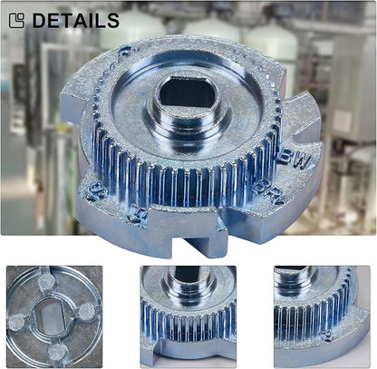 7284964 Water Softener Parts - High Flow Metal Cam and Gear for Water Softeners Easy to Install