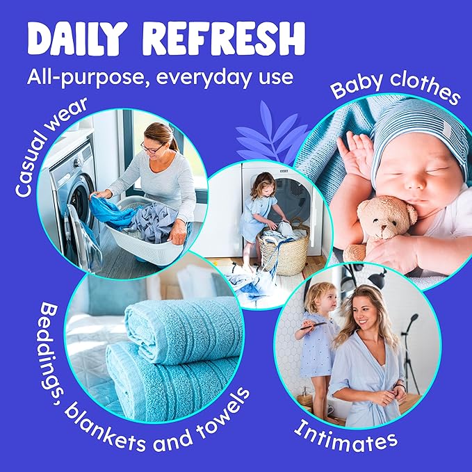 Originally Yellow Natural Unscented Laundry Detergent | Made In USA Natural Laundry Detergent | Stain Removing & Gentle on Sensitive Skin | High-Efficiency for Clean Laundry | up to 100 Loads