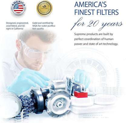 AFWFilters WQA Certified Water Purification Unit - Removes 99% of Impurities, Guaranteed to Provide Safe Drinking Water