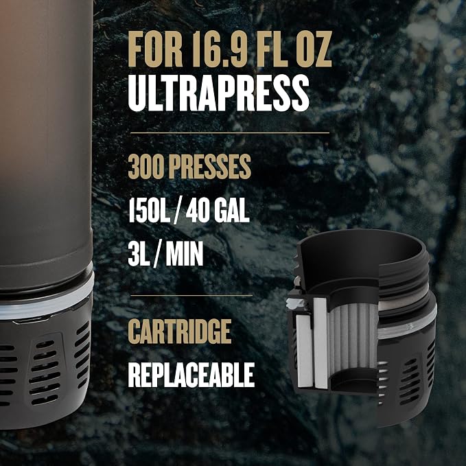 GRAYL UltraPress Replacement Purifier Cartridge - Black