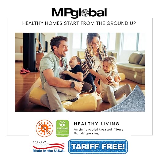 Underlayment 360 sq ft – for Laminate & Hardwood Floors – Approved for Pre-Attached Pad – Floating & Glue-Down Installation – Moisture Barrier – GREENGUARD Gold – Made in USA