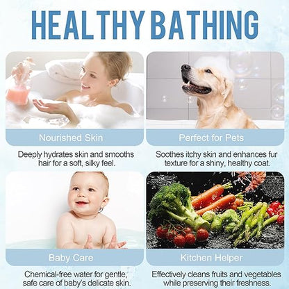 Bath Filter for Tub Faucet,BPA-Free,Eliminates Chlorine and Impurities 10 Stage Bathtub Filter,Soften Hard Water,Balance pH Vitamin C Bath Water Filter,Bathtub 3000Gal Water Filter-Easy Install