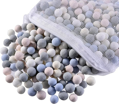 JIHAQUA Aquarium Ceramic Filter Media Bio Filter Rings, Bio Ceramic Ball for Freshwater,Marine Fish Tank,Canister Filter,Koi Pond (Color, 3 Lbs)