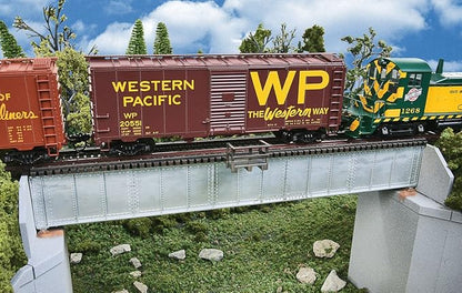 Walthers Cornerstone 70' Single Track Railroad Deck Girder Bridge - Kit Train Collectable Train