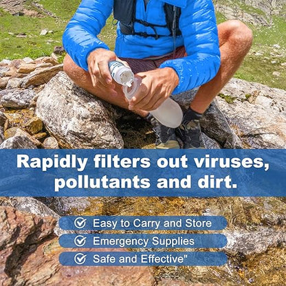 Water Purification Tablets (100 Count) - Water Tablets Purification for Drinking for Camping, Boating, Hiking, Backpacking, Emergencies - Portable Water Treatment for Safe Drinking Anywhere