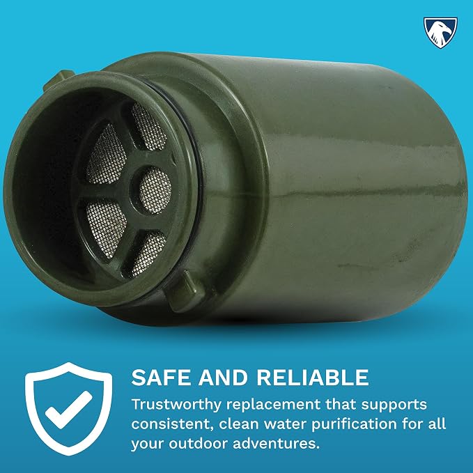 Survivor Filter - Carbon Replacement Filter | USA Tested - Compatible with PRO & PRO X Portable Emergency Water Filter