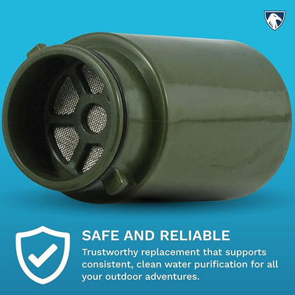 Survivor Filter - Carbon Replacement Filter | USA Tested - Compatible with PRO & PRO X Portable Emergency Water Filter