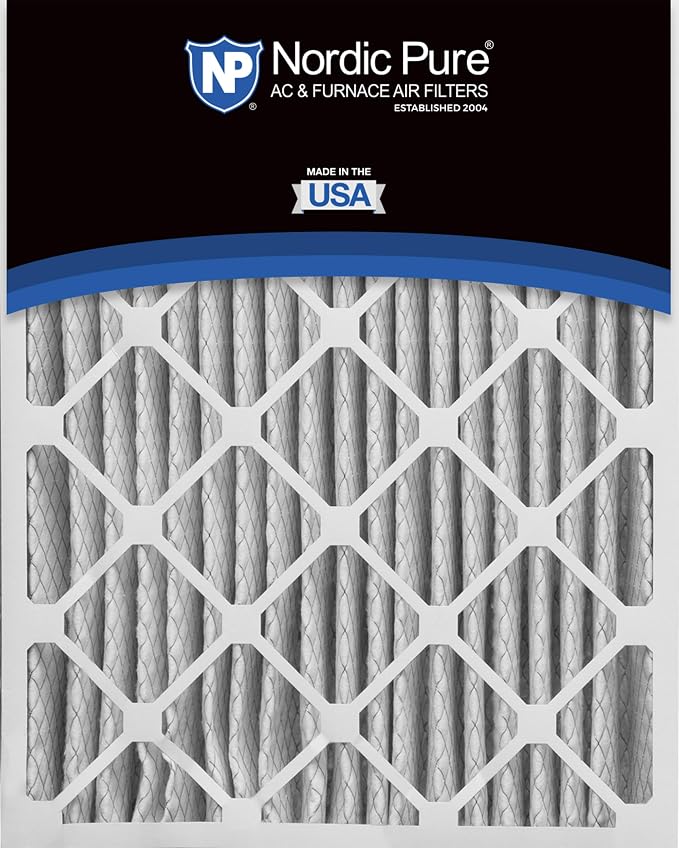 Nordic Pure 20x25x5 Honeywell/Lennox Replacement MERV 13 Air Filter 1 Pack | Actual Size: 19 7/8 x 24 7/8 x 4 3/8 Made in USA, Advanced HVAC Filtration, Mid-Sized Airborne Particles, Pet Dander & Smoke