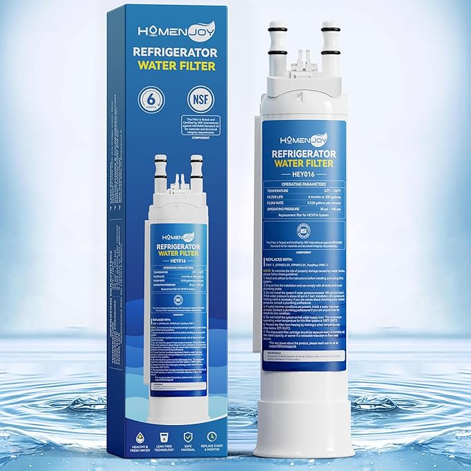 FPPWFU01 Water Filter Replacement For Frigidaire PurePour FPPWFU01 PWF-1, Electrolux EPPWFU01 Water Filter with 2nd Generation Filter Core, 1 Pack