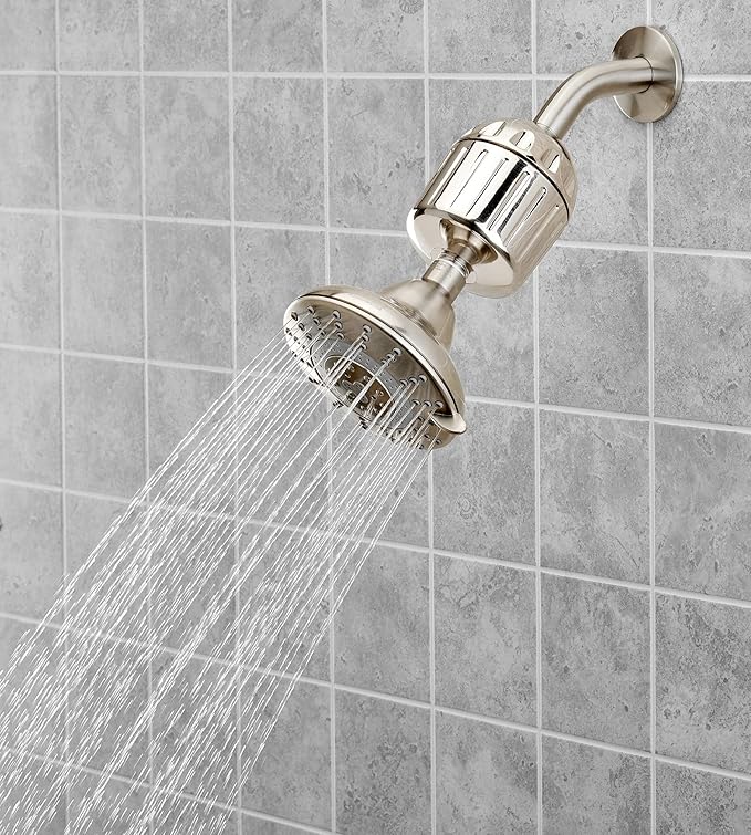 Sprite Showers HO2-BN High Output 2 Universal Shower Filter Housing, Brushed Nickel
