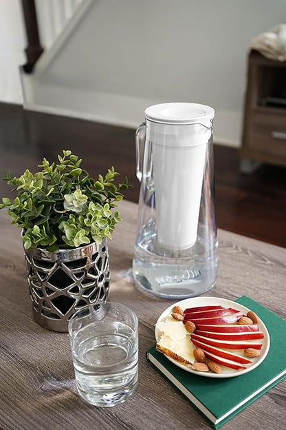 LifeStraw Home – Water Filter Pitcher, 7-Cup, Pebble, BPA Free Designed for Everyday Protection Against Bacteria, parasites, microplastics, Lead, Mercury, PFAS, and A Variety of Chemicals