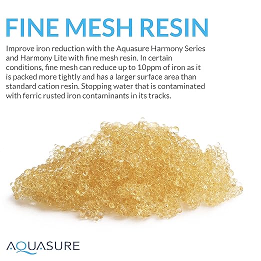 Aquasure Harmony Lite All-in-One 34,000 Grains Whole House Water Softener with Pleated Sediment Pre-Filter System | Reduces Hardness and Improves Water Quality | for 1-3 bathrooms
