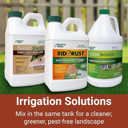 Rid-O-Rust Outdoor Rust Preventer, Extreme Water, Prevents Stains Caused by Irrigation, 64 Ounce Bottle