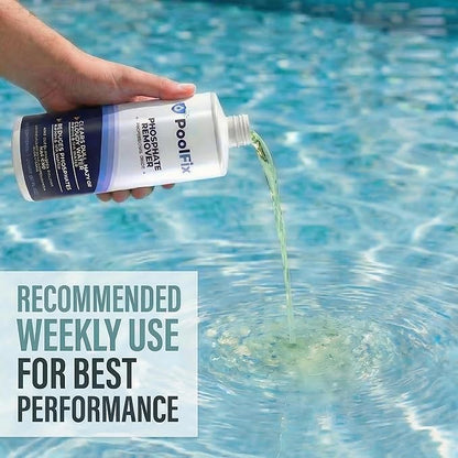 Phosphate Remover – 1 Quart Reduces Phosphates for Cleaner, Clearer Water & Improved Pool Clarity | Professional Grade - 32 oz Bottle
