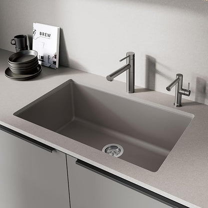 Blanco 527562 Alta II Low Arc Pull-Out Kitchen Faucet - 1.5 GPM - Satin Dark Steel
