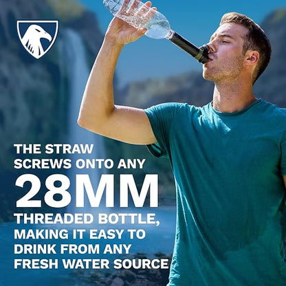 Survivor Filter - 20x Cotton Filter replacements | USA Tested - For Survivor Filter Portable Water Filter Straw L600
