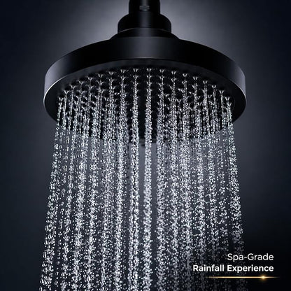 Filtered Shower Head for Hard Water – High Pressure Showerhead with 20-Stage Filter – Removes Chlorine & Heavy Metals – Improves Skin & Hair – Easy Install, Black