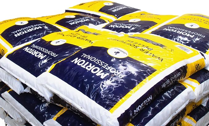 Morton Salt 1501 Clean Protect System Water Softener, 50 lbs, White