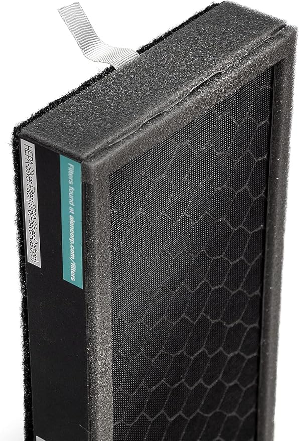 Alen Air Filter TF60-Pure Replacement HEPA Filter for T500 Air Purifier - Captures Allergens, Dust, & Mold (1 Filter) | For Allergens, Dust, Viruses, Dander, Fur. Medical-grade HEPA Filter with Carbon Catalyst Blend - FOR T500 AIR PURIFIER ONLY