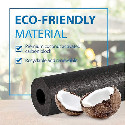 Filterlogic 3US-PF01 3US-MAX-F01 Under Sink Water Filter, 2 Pack | Compatible with Filtrete® 3US-PS01, 3US-MAX-F01H, 3US-PF01H, HF20-S, Manitowoc K-00337, K-00338, Delta RP78702, NSF/ANSI 42