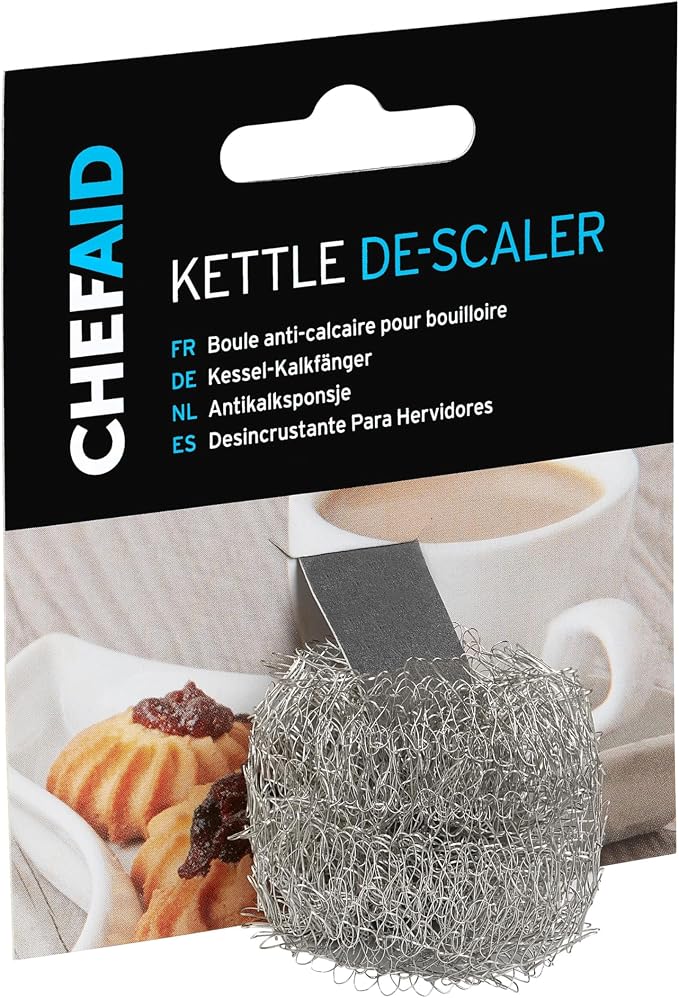 Chef Aid Stainless Steel Doughnut Kettle Descaler, Silver