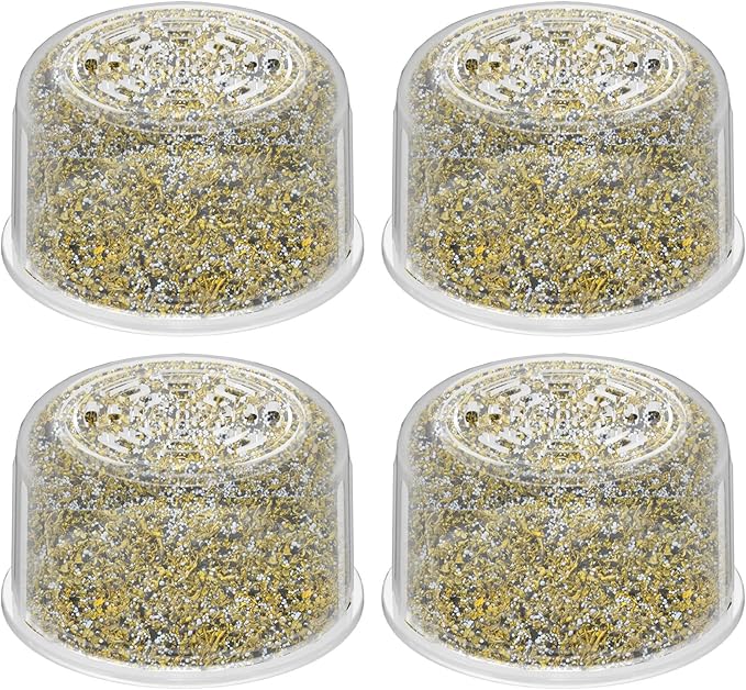 4 Pack Shower Head Filter Replacement Cartridge Compatible with All Canopy Fixed & Handheld Filtered Shower Head, Shower Filter For Hard Water