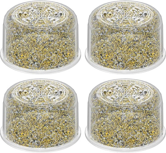 4 Pack Shower Head Filter Replacement Cartridge Compatible with All Canopy Fixed & Handheld Filtered Shower Head, Shower Filter For Hard Water