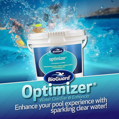 BioGuard Optimizer Pool Water Enhancer and Clarifier, 8 lb, Single Pack | Creates Soft and Sparkling Water, Improves Overall Water Quality