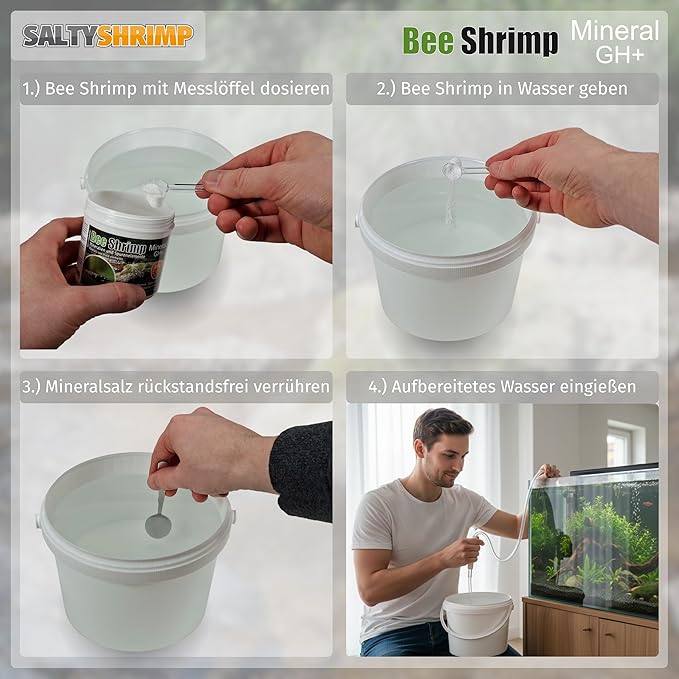 Salty Shrimp Bee Shrimp Mineral GH+ 230G