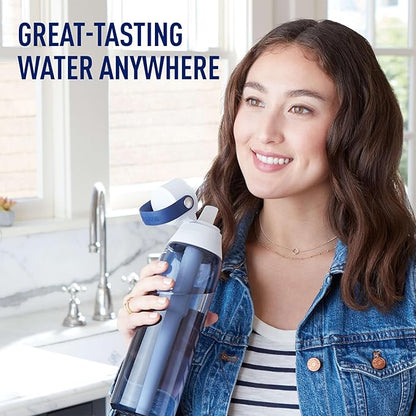 Brita 36386 Premium Water Filter Bottles, 26oz, Night Sky