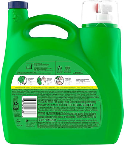 Gain Ultra Oxi Liquid Laundry Detergent, Waterfall Delight Scent, 177 fl oz, Freshness + Odor Fighting, High Efficiency Washing Machine Liquid Cleaning Soap, 134 Loads (Packaging May Vary)