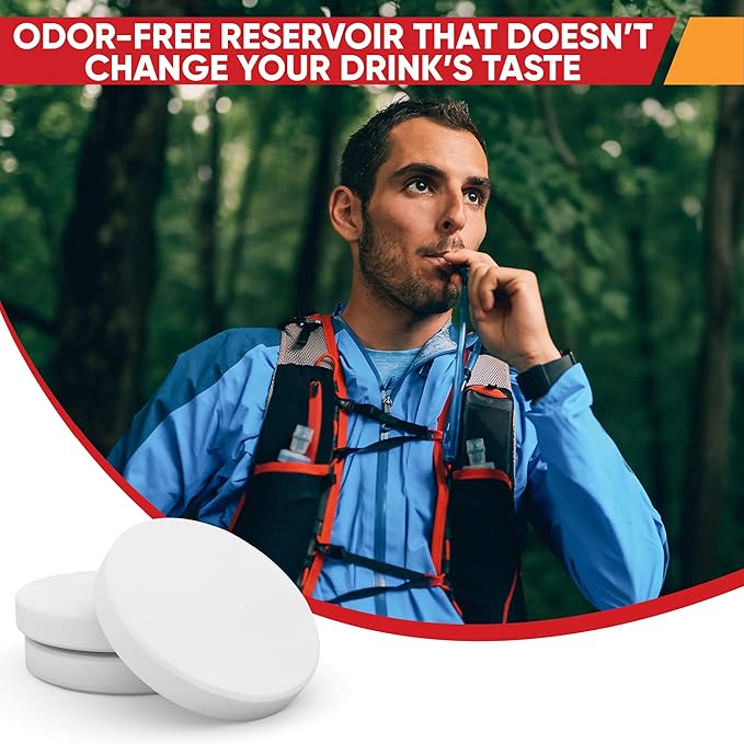 Reservoir Hydration Bladder Cleaning Kit - 6-In-1 Water Reservoir Cleaning Kit Of 3 Brushes, Collapsible Frame, (12) Cleansing Tablets & Carry Pouch - Cleaner Set For Back Pack Bladder