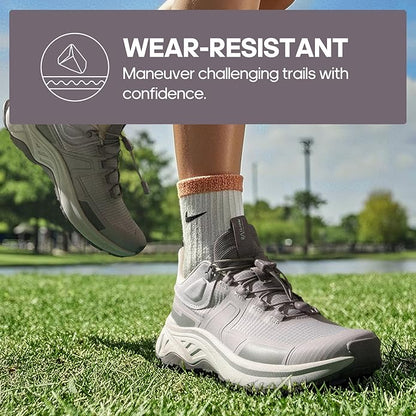 NORTIV 8 Women's Lightweight Hiking Shoes Quick Laces Outdoor Fashion Sneakers Gladiator