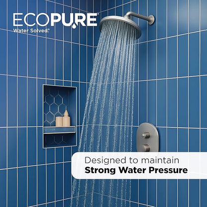 EcoPure EPW4P Pleated Whole Home Replacement Water Filter-Universal Fits Most Major Brand Systems