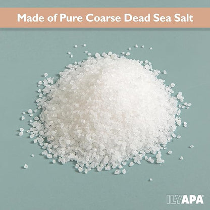 Ilyapa Dishwasher Salt 5 lbs - 100% Pure Natural Salt for Dishwasher - Dye and Fragrance Free Water Softener Crystals, Hard Water Rinse Aid