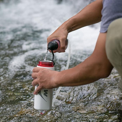 MSR TrailShot Ultralight Backpacking and Camping Squeeze Water Filter