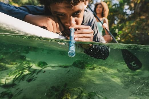 LifeStraw Sip Essential — BPA-Free Reusable Filter Drinking Straws, Removes Microplastics, Bacteria and Parasites for Travel and Everyday Use, 3-Pack