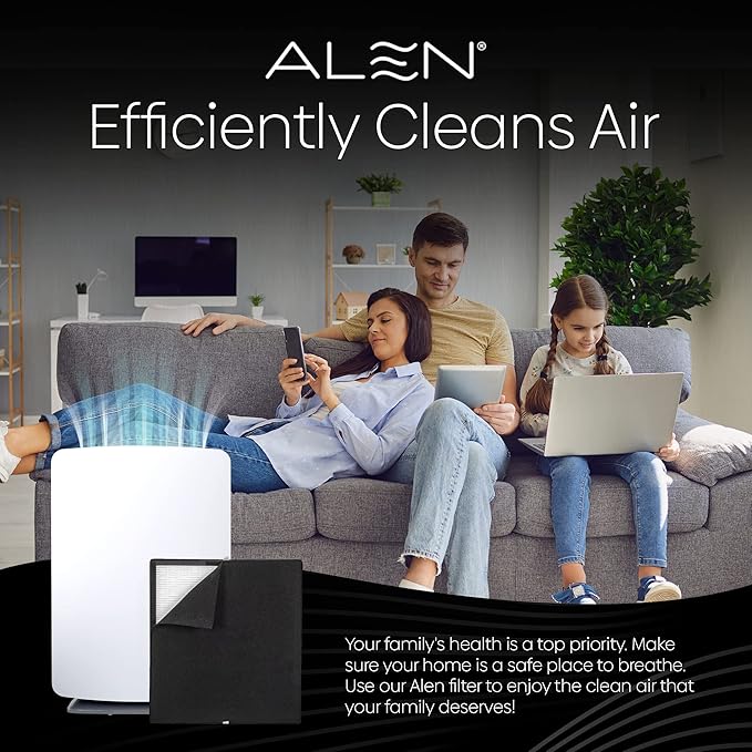 Alen Air Filter BF35-Pure Replacement HEPA Filter for BreatheSmart Classic Air Purifier - Captures Allergens, Dust, & Mold (1 FIlter)