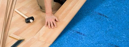 Underlayment 360 sq ft – for Laminate & Hardwood Floors – Approved for Pre-Attached Pad – Floating & Glue-Down Installation – Moisture Barrier – GREENGUARD Gold – Made in USA