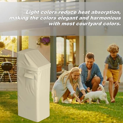 Water Softener Salt Cover,Water Softener Protective Cover for WHES30E/WHES40E Grain Softener Housings Outdoor,Beige