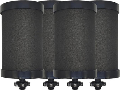 2387 Filter Replacement Compatible with Alexapure Water Filter Replacement, for Alexapure Pro Water Filtration System Black - 4 Pack