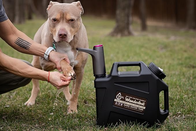Portable 3 Gallon Water Tank with USB Rechargeable Water Pump Faucet, Food Grade Materials, Great for Camping, Overlanding, Sports, Emergencies, Sports, and More