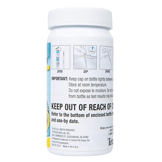 Tetra EasyStrips 100 Count, Ammonia Test Strips For aquariums, Water Testing, Model Number: 19541