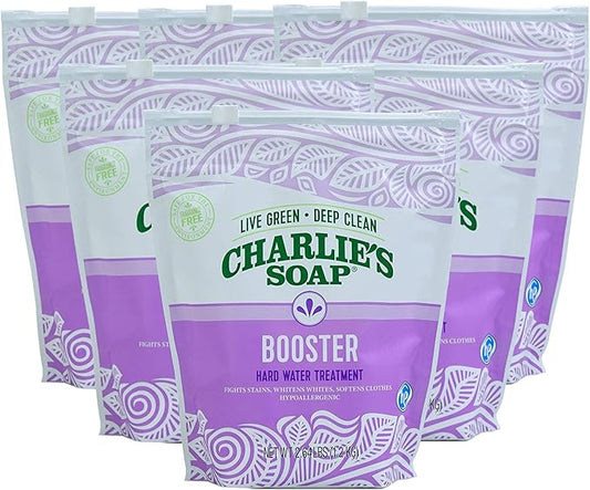 Charlie's Soap - Laundry Booster and Hard Water Treatment (6-Pack)