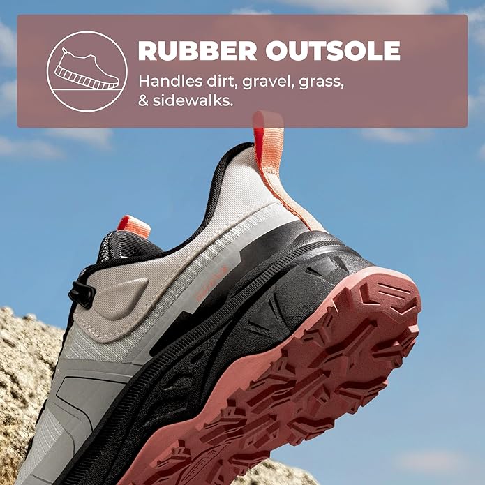 NORTIV 8 Women's Lightweight Hiking Shoes Quick Laces Outdoor Fashion Sneakers Gladiator
