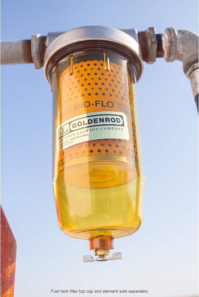 Goldenrod (495-4) Fuel Tank Filter Replacement Bowl Alcohol Resistant Polymer Material