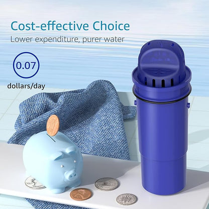 AQUA CREST Replacement for Pur® Pitcher Water Filter, CRF950Z, PPF951K, CR-1100C, PPT700W, CR-6000C, PPT711W, PPT711, PPT710W and More Pur® Pitchers and Dispensers, NSF Certified, AQK-CF10A (6 Packs)
