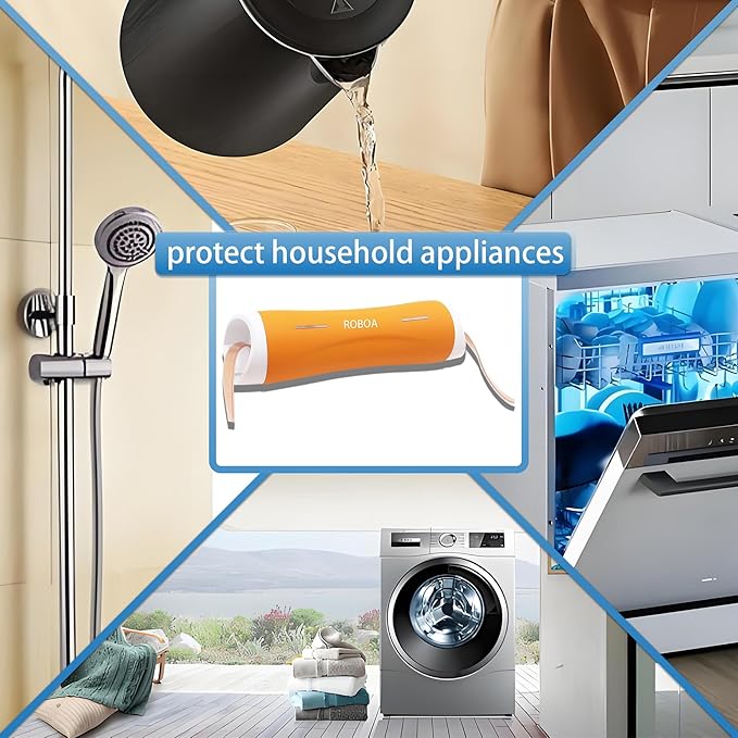 Electronic Water Descaler Water Softener Systems Whole House Alternative No Salt Water Softener System，Reduces Limescale Prevent Deposits Build-up