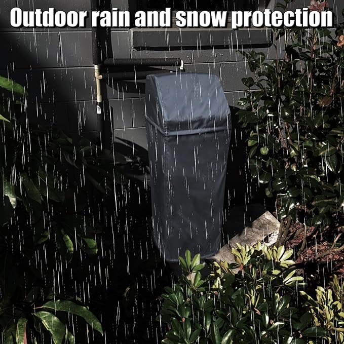 Water Softener Cover for WHES30E/WHES40E Grain Softener, Openable top Easy to use Removal-free installation for UV Dust protection of Water Softener Housings Outdoor or indoor (Grey)
